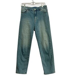 J. McLaughlin Light Wash Straight Leg Denim Jeans Women’s Size 6